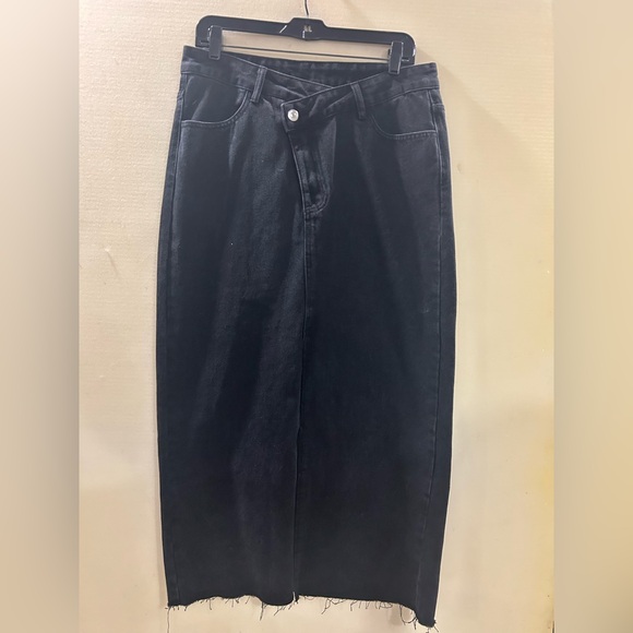 SHEIN Dresses & Skirts - Long Black Denim Skirt